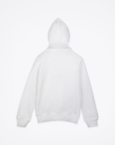 Converse x Feng Chen Wang Cropped Hoodie Bright White, Back View