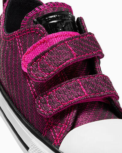 Chuck Taylor All Star Easy On Sparkle Prime Pink/White/Black, Detail Angle View