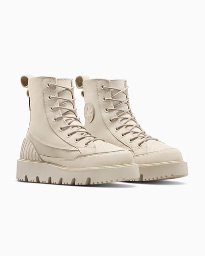 Chuck 70 Rugged Waterproof Boot Papyrus/Papyrus/Papyrus, Top and Side View