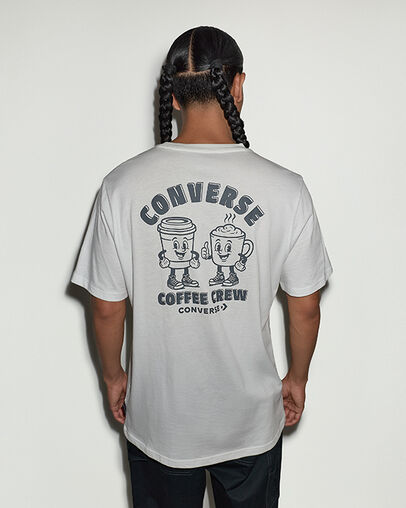 Coffee Crew Short-Sleeve T-Shirt White 10A, Full Body View