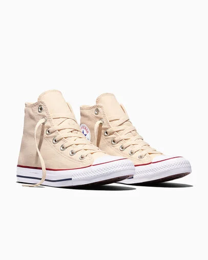 Chuck Taylor All Star Canvas Natural Ivory, Top and Side View