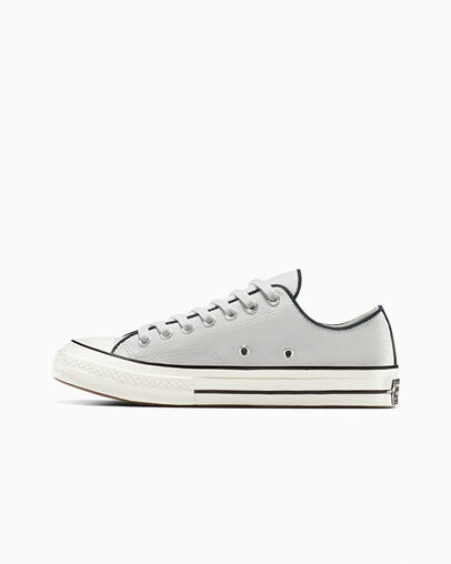 Chuck 70 Canvas & Cotton Barely Grey/Black/Egret, Inner Side View