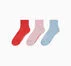 3-Pack Wordmark Quarter Socks Cherry Balm Pink