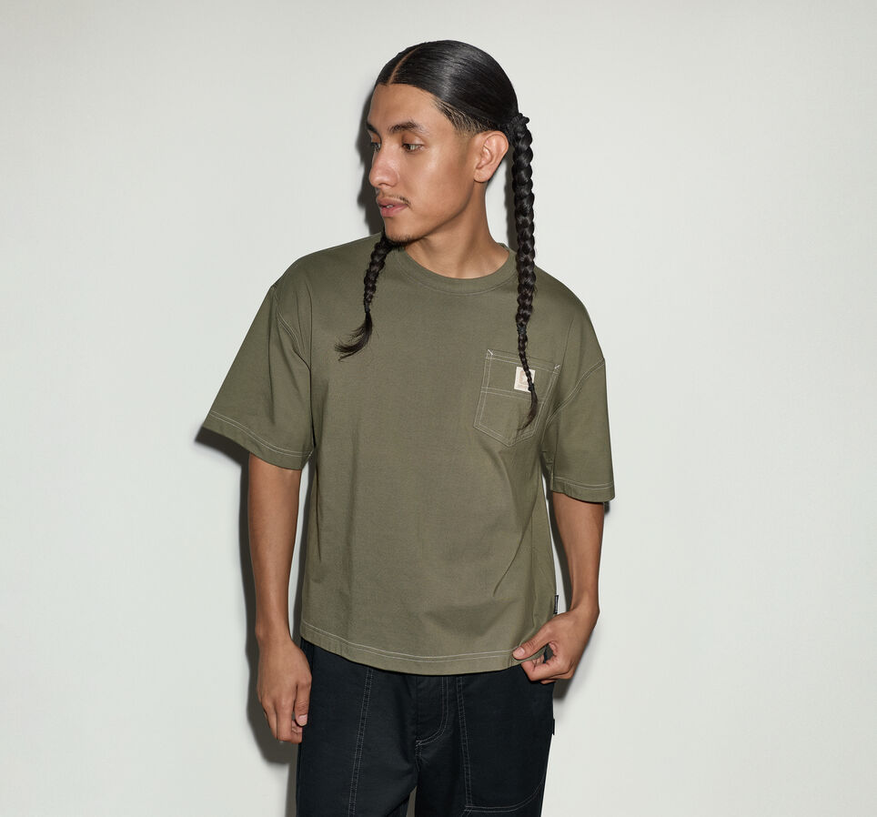 Star Patch Pocket Relaxed Short-Sleeve T-Shirt Converse Utility