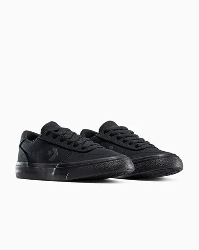 Converse Boulevard Mono Black Black/Black/Dk Smoke Grey, Top and Side View