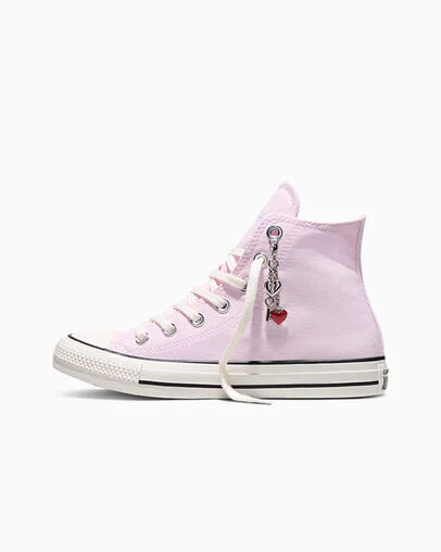 Chuck Taylor All Star Valentine's Day New Found Bloom Pink/Egret/Days Ahead Red, Inner Side View