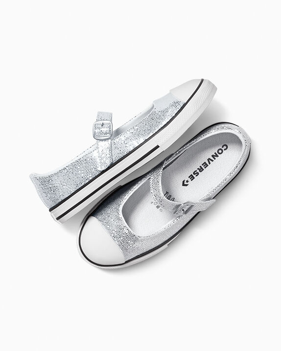 ⑯Candy pop Chuck Taylor All Star Dainty Mary Jane Disco Glitter Easy On