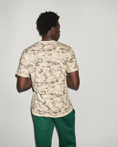All Over Camo Short Sleeve T-Shirt Papyrus Multi, Full Body View