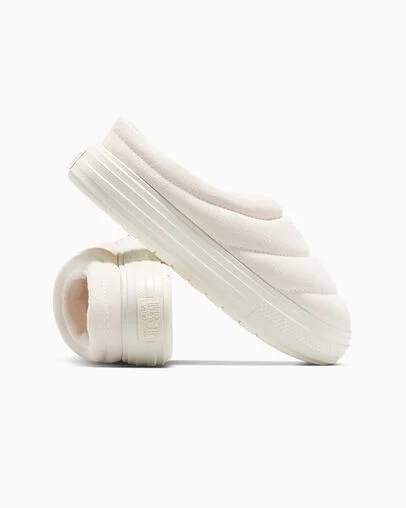 Chuck Taylor All Star Elements Mule Suede Shy Flamingo/Egret/Egret, Detail Angle View