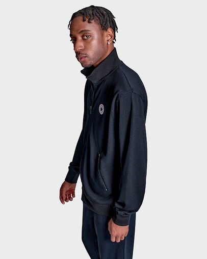 Retro Track Jacket Black