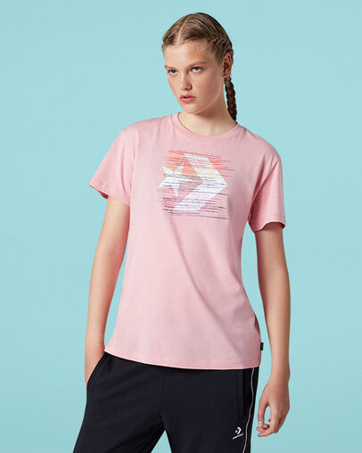 Rainbow Thread Icon Remix Short Sleeve Coastal Pink