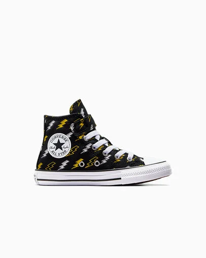 Chuck Taylor All Star Electric Bolt Easy-On Black/Golden Wren/Ghost Town, Outer Side View