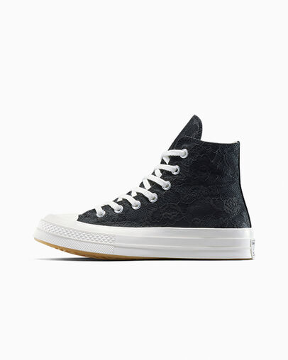 Chuck 70 Lace Black/Total Eclipse/Egret, Inner Side View