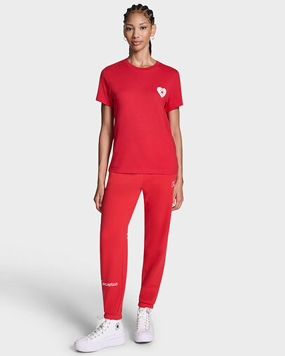 Valentine's Day T-Shirt Converse Red, Detail View