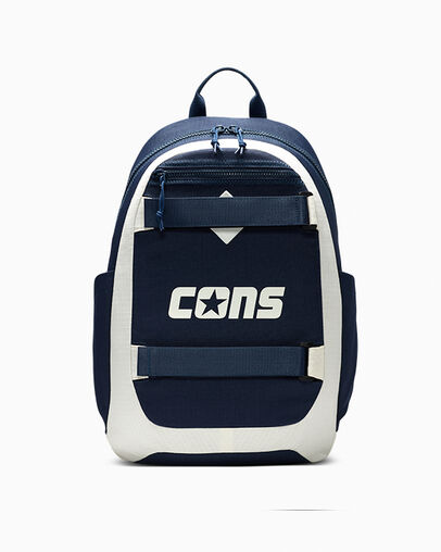 CONS Seasonal Backpack Converse Navy/Converse Egret, Front View