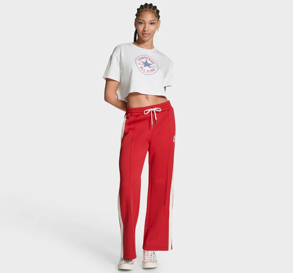 Chuck Taylor All Star Patch Cropped T-Shirt White