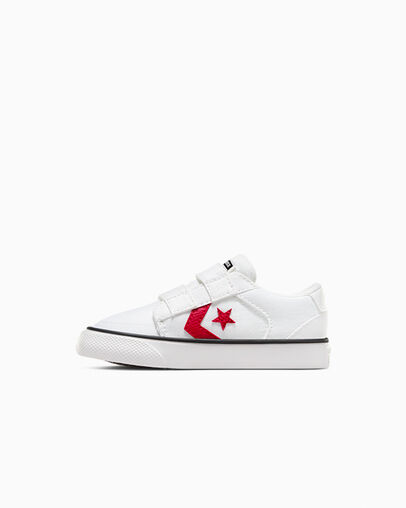 Belmont White/University Red/White, Inner Side View