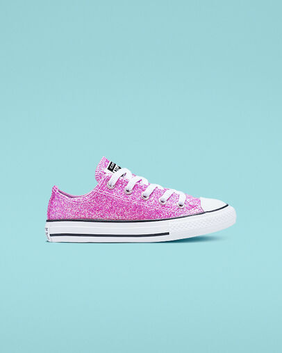 Coated Glitter Chuck Taylor All Star Lilac Mist/Black/White