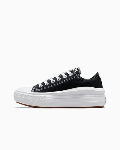 Chuck Taylor All Star Move Canvas Platform Black/White/White, Inner Side View