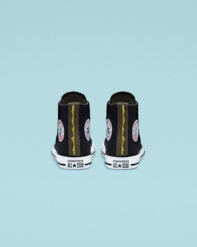 Chuck Taylor All Star Dino Spikes High Top Black/Field Surplus/White