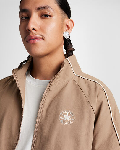 Retro Windbreaker Mushroom Forage, Detail View