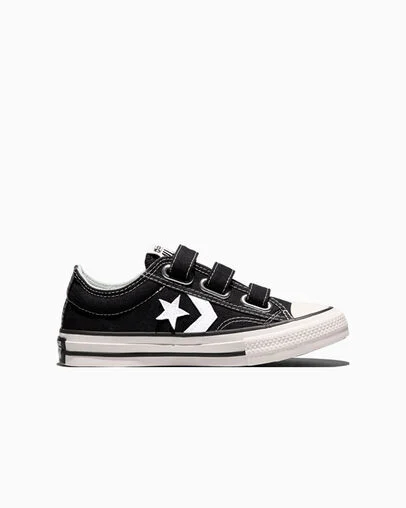 Star Player 76 Easy-On Black/Vintage White/Egret, Outer Side View