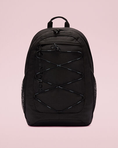 Swap Out Backpack Converse Black, Front View