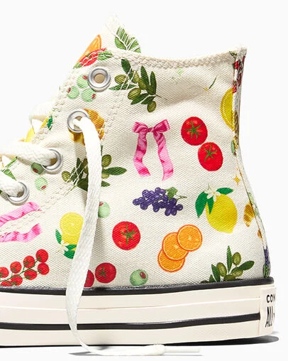 Chuck Taylor All Star Market Essentials Egret/Pink/Red
