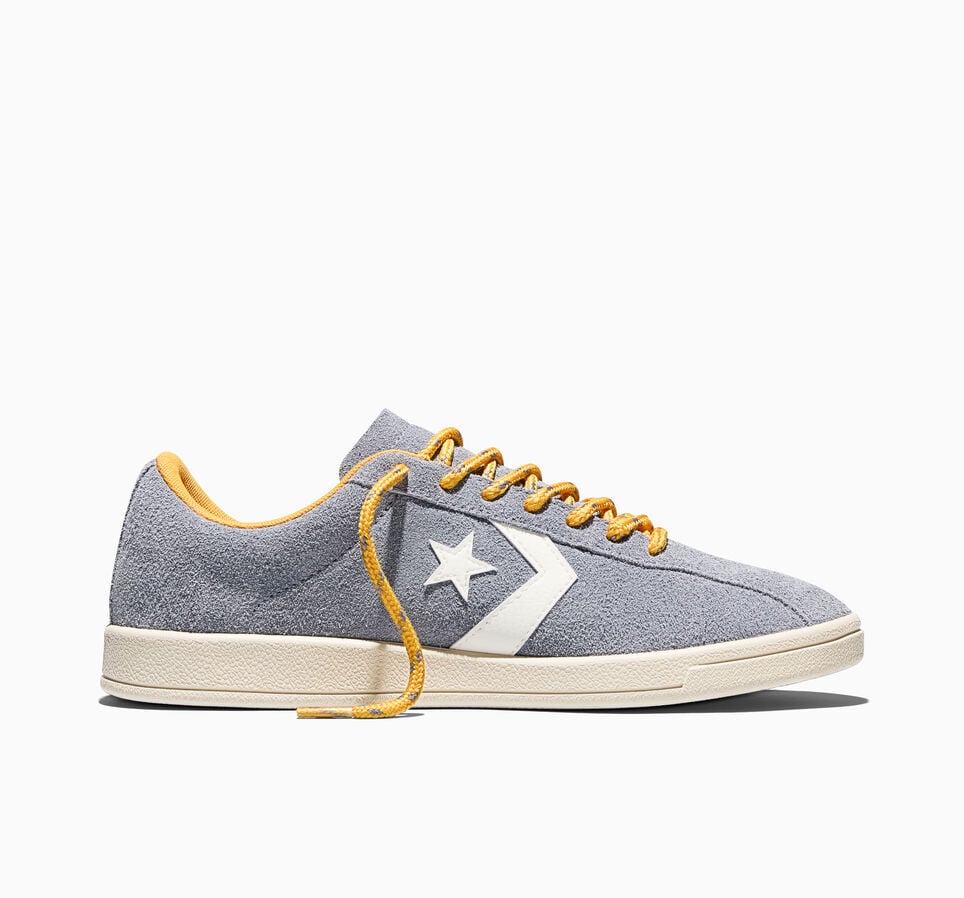 All Star Classic Trainer Suede Thunder Whale Grey/Gold Palm/Egret
