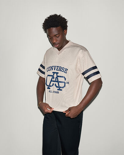 All Star Athletics Relaxed Jersey Classic Ecru, Back View