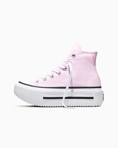 Chuck Taylor All Star Lift Double Stack Platform Canvas New Found Bloom Pink/White/Black, Inner Side View