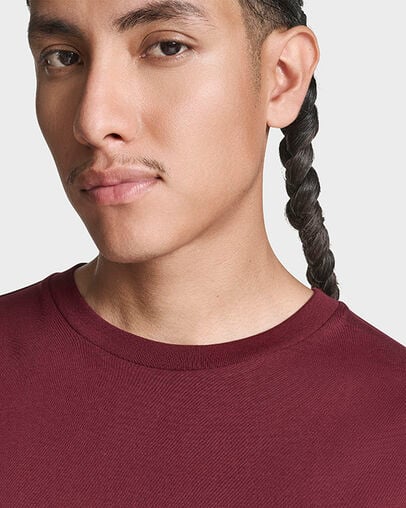 Star Logo T-Shirt Deep Bordeaux, Detail View