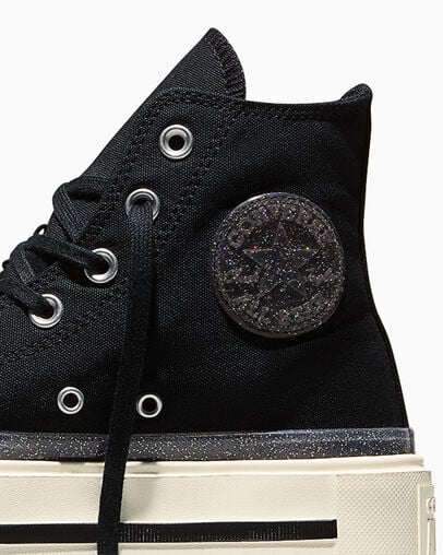 Chuck Taylor All Star Lift Double Stack Platform Jelly Black/Black/Egret