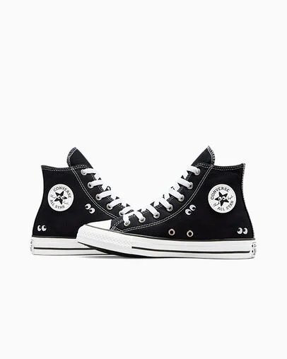 Chuck Taylor All Star Eyes Black/White/Black, Detail Angle View