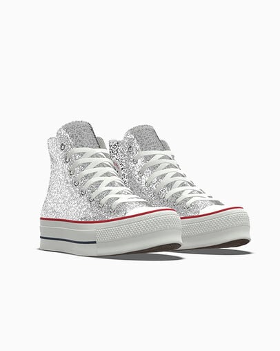 Custom Chuck Taylor All Star Lift Platform Glitter By You