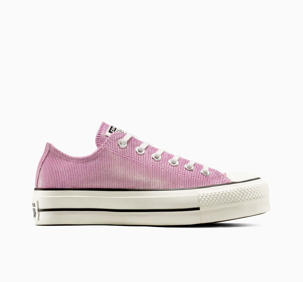 Chuck Taylor All Star Lift Platform Sparkle Cliffside Rose/Egret/Black