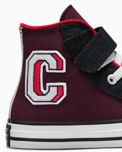 Chuck Taylor All Star Retro Easy-On Bloodstone Violet /Red/Black, Detail Angle View