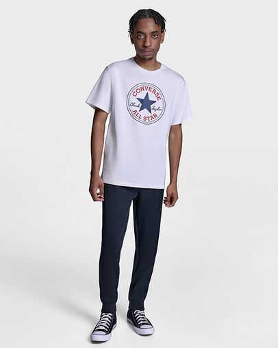 Chuck Taylor All Star Patch T-Shirt White, Front View