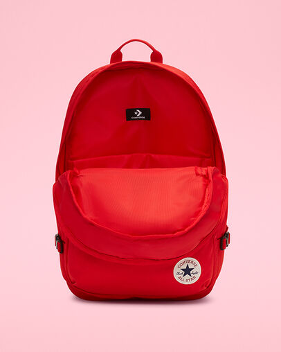Straight Edge Backpack University Red