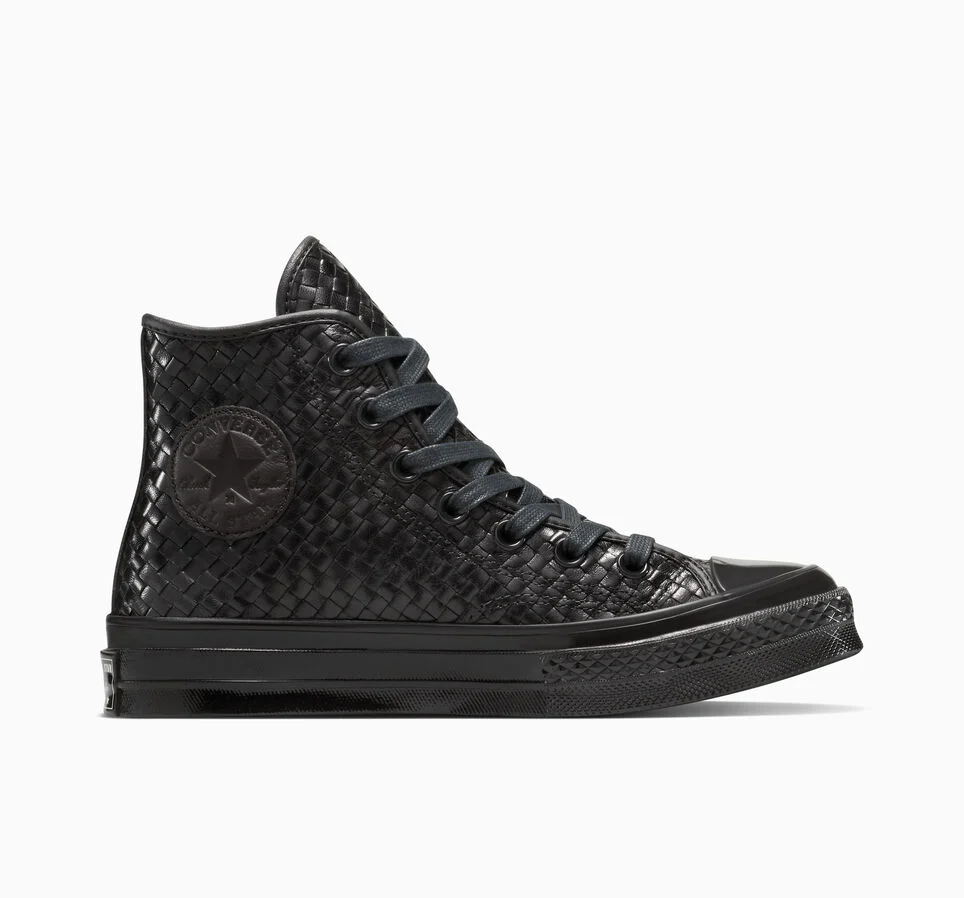 Chuck 70 Woven Leather Black/Black/Black