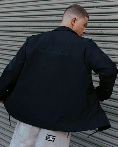 CONS Andover Skate Button Up Jacket Converse Black