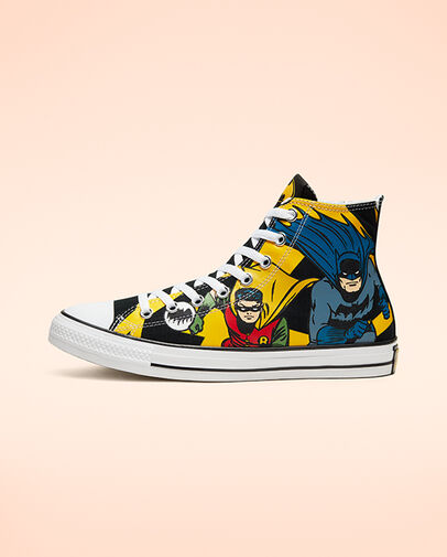 Converse x Batman Chuck Taylor All Star Black/White/Lemon Chrome