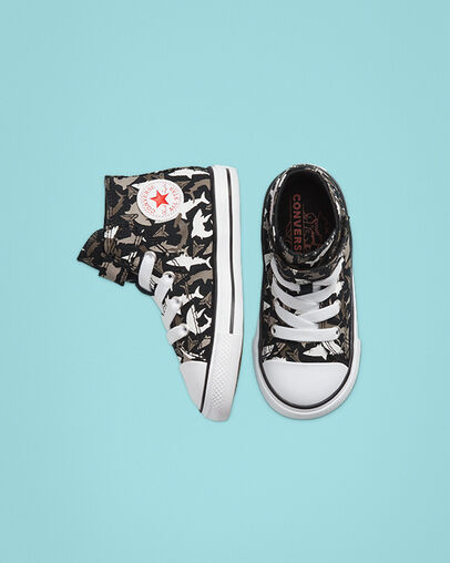 Shark Bite Easy-On Chuck Taylor All Star Black/University Red/White