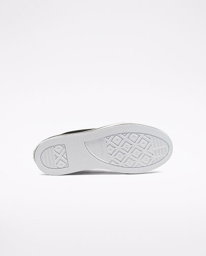 Leather Chuck Taylor All Star Platform Black/White/Black