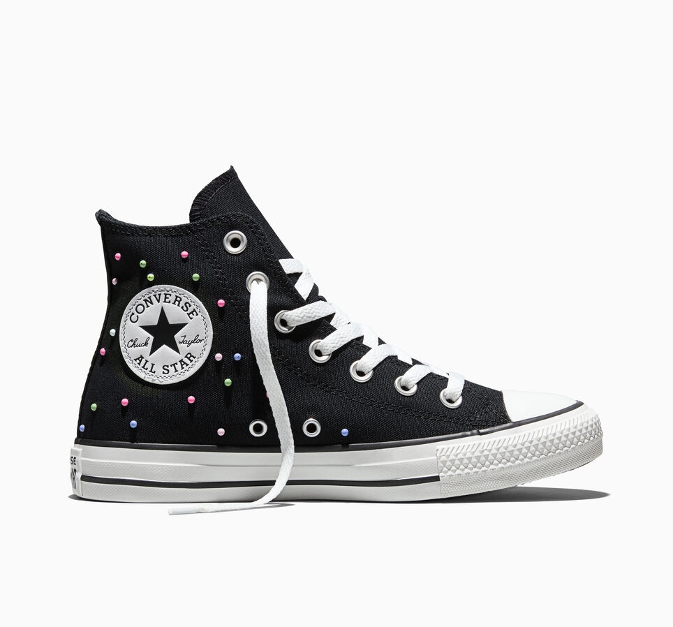 Chuck Taylor All Star Mini Studs Black/Pink/Very Peri Purple