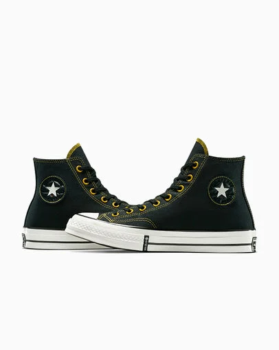 Chuck 70 GORE-TEX Waterproof Black/Sunny Angle/Black, Detail Angle View