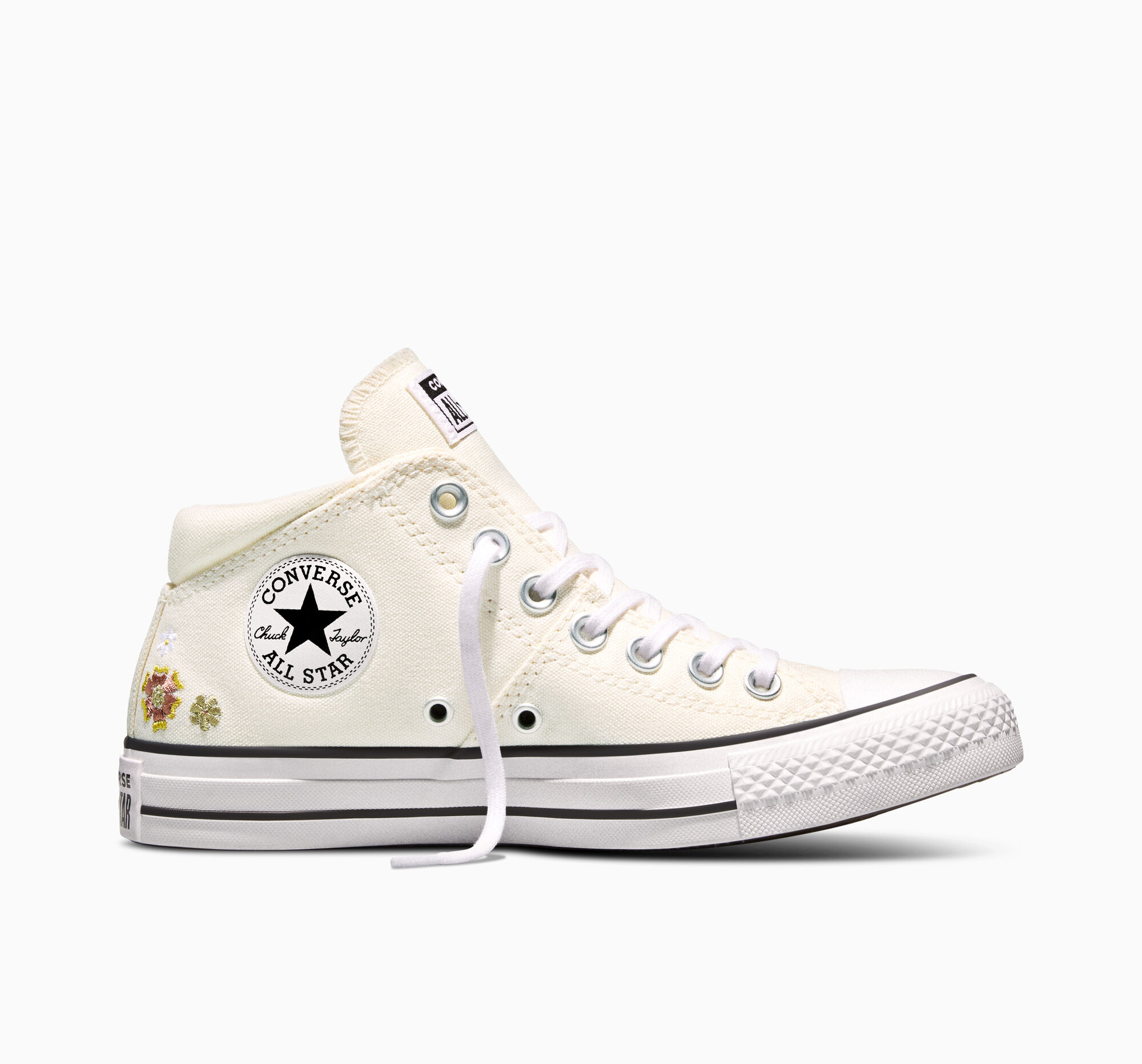 ym‪‪❤︎‬ Chuck Taylor All Star Madison Retro Embroidered Flowers Women's