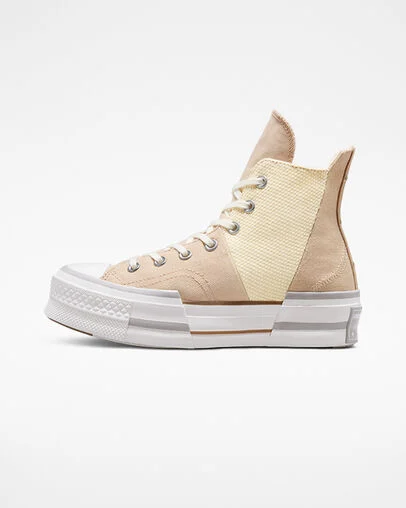 Chuck 70 Plus Summer Utility Oat Milk/Soft Dune, Inner Side View