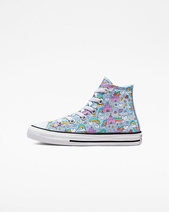 junior converse high tops white