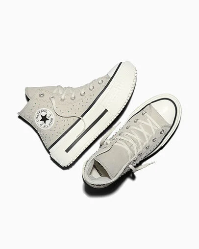 Chuck Taylor All Star Lift Double Stack Platform Beads Sage Smoke Green/Egret/Black